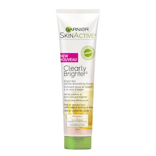 Clearly Brighter Argan Nut Gentle Exfoliating Cleanser, Garnier SkinActive